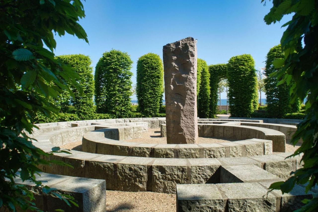 Haus Inselblick FeWo 02 Terrasse, Sauna- u Schwimmbadnutzung im AHOI Sellin Goehren  Exterior foto